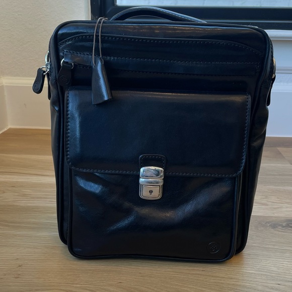 Maxwell Scott Leather Satchel Black or Brown Leather; Leather Satchel Bag - Picture 2 of 10